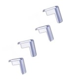 Cumpara ieftin Set 4 protectii pentru colturi mobila, silicon, transparent, pentru siguranta copiilor