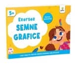 Exersez semne grafice. Caiet practic pentru perfectionarea abilitatilor (5+ ani)