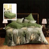 Cumpara ieftin Lenjerie pat dublu,bumbac finet,6 piese,cearceaf normal 220x240cm, cearceaf pilota 200x220cm, 2 fete de perna 50x70, 2 fete de perna 70x70-94270