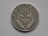 1 FRANC 1985 RWANDA