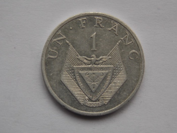 1 FRANC 1985 RWANDA