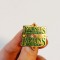Insigna Journees Jardins, metal, 2.5x2.5cm, colectie, vintage
