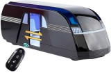 Machetă Tesla Robovan negru 1:24 metalică uși cu telecomandă lumini si sunete