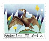 Qatar - Animale, 1971 - 1 D, neobliterat