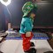 Automaton vintage clovn din portelan 3