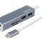 Hub USB microSD/SD cu USB-C și USB-A, USB 3.1 5Gbps