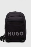 HUGO rucsac culoarea negru, mic, neted, 50523496