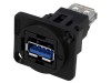 Adaptor USB 3.0 dublu plastic