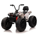 ATV electric Kinderauto MonsterQuad 400W 24V 14Ah Premium, culoare Alba