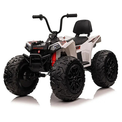 ATV electric Kinderauto MonsterQuad 400W 24V 14Ah Premium, culoare Alba foto