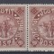 ROMANIA 1913 SILISTRA SCUTIT POSTA PERECHE MNH