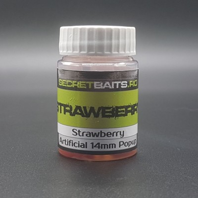 Secret Baits Artificial Popup 14mm Strawberry Flavour foto