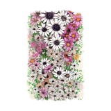Sticker decorativ, Flori, Alb, 85 cm, 6842ST