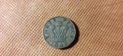 ANGLIA 3 PENCE 1943 G6 foto