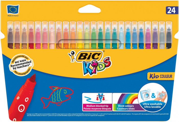 Bic Markere Ultralavabile Kid Couleur 24 Buc 32506349