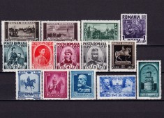 ✅RO 1938 LP 128 &quot; Centenarul nasterii Regelui Carol I &quot; , serie , MNH