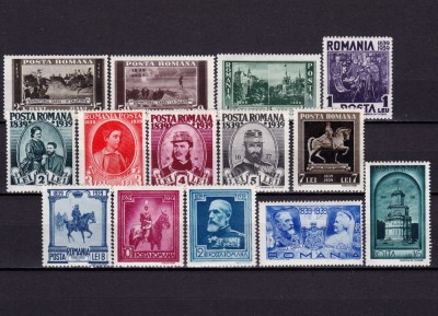 ✅RO 1938 LP 128 &amp;quot; Centenarul nasterii Regelui Carol I &amp;quot; , serie , MNH foto