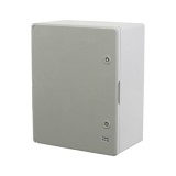 Cumpara ieftin Cutie distributie IP65 din ABS gri, usa mata, placa metalica, 400x500x240 mm PP3007