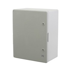 Cutie distributie IP65 din ABS gri, usa mata, placa metalica, 400x500x240 mm PP3007
