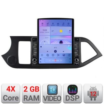 Navigatie Kia Picanto 2011-2015 K-217 ecran tip TESLA 9.7&amp;quot; cu Android Radio Bluetooth Internet GPS WIFI 2+32 DSP Quad CarStore Technology foto