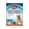 Scutece Simple Solution pentru caini MASCULI - talie mare (L) 12 buc