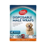 Scutece Simple Solution pentru caini MASCULI - talie mare (L) 12 buc