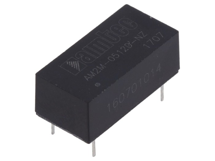Convertor DC/DC 2W 5V la 12V/-12V