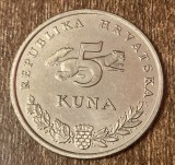 C50 - Moneda foarte veche - Croatia - 5 kuna - 2007