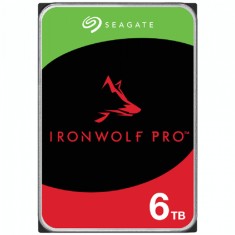 HDD NAS SEAGATE IronWolf Pro 6TB CMR 3.5&quot;, 256MB, SATA 6Gbps, 7200RPM, RV Sensors, Rescue Data Recovery Services 3 ani, TBW: 550TB, &quot;ST6000NT001&quot;