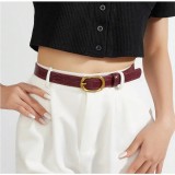 Cumpara ieftin Curea One Size - Burgundy - 739565