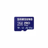 SAMSUNG PRO Plus microSD 256GB Up to 180MB/s Read and 130MB/s Write speed with Class 10 4K UHD incl. Card reader 2023 &quot;MB-MD256SB/WW&quot; (timbru verde 0.