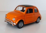Macheta Fiat 500 1958 portocaliu - Welly 1/32, 1:32