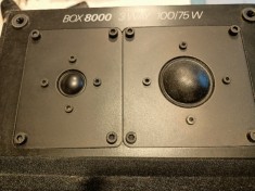 Doua Difuzor inalt si medii din boxa Grunding BOX8000
