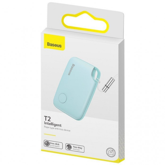 Breloc Cheie Inteligent Baseus T2 Mini Cu Key Finder Fără Fir Albastru ZLFDQT2-03