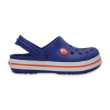 Saboti Crocs Crocband Kids Albastru - Cerulean Blue/Red, 19, 20, 22, 23