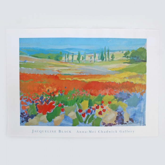 Jacqueline Black arta print litografie anii &#039;90 Anna-Mei Chadwick Londra