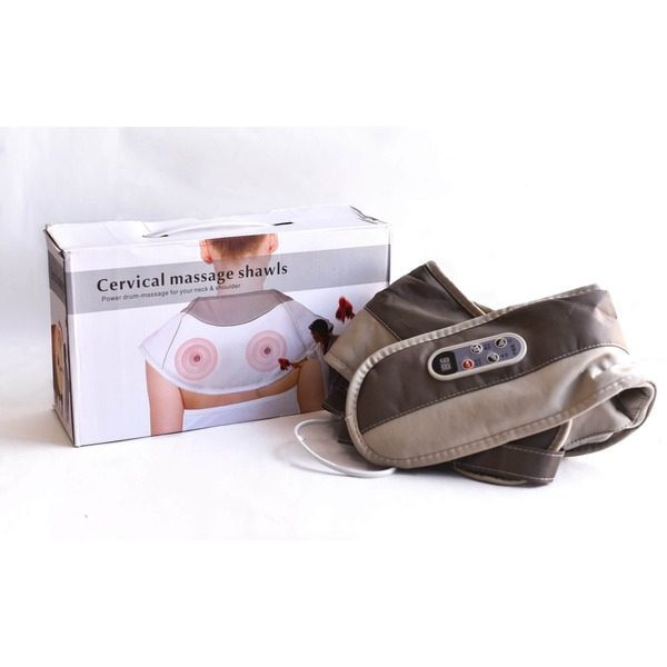 Centura pentru masaj Cervical Massage Shawls cu telecomanda inclusa,  Comfort Surf | Okazii.ro