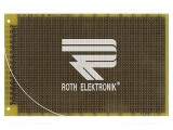 Placă universală prototip două feţe 100x160mm ROTH ELEKTRONIK GMBH