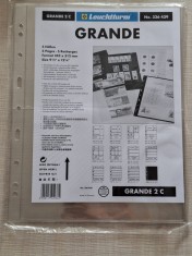 Set 5 folii pentru bancnote Grande 2C, Leuchtturm foto