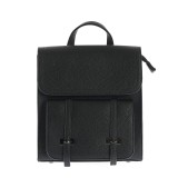 Rucsac casual negru din piele ecologica