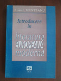 Introducere in literatura europeana moderna