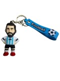 Breloc Fotbalist Messi Plastic Cauciucat, Modele Diverse Cluburi, 6cm, Chei/Ghiozdan, Recomandat 3+
