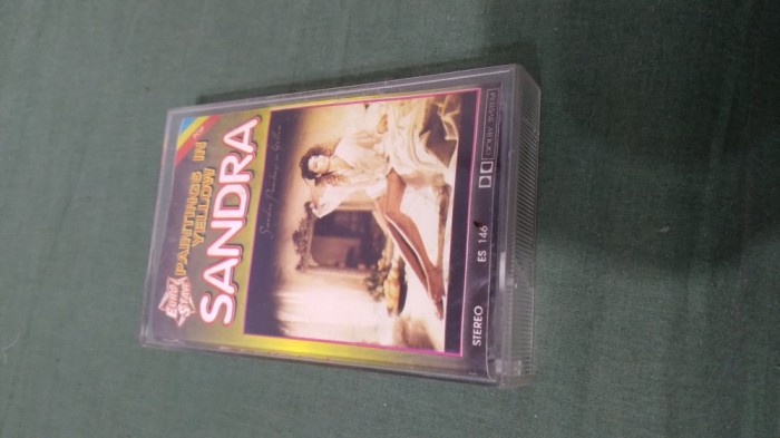 CASETA AUDIO SANDRA -PAINTINGS YELLOW ORIGINALA FOARTE RARA !!! EUROSTAR