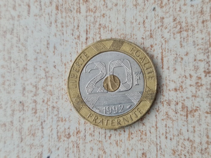 20 franci 1992 Franța.