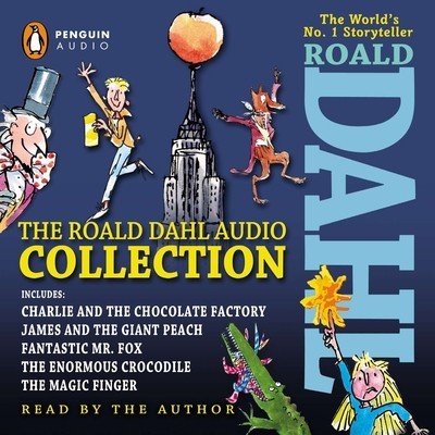 The Roald Dahl Audio Collection: Includes Charlie and the Chocolate Factory, James &amp;amp; the Giant Peach, Fantastic M R. Fox, the Enormous Crocodile &amp;amp; the foto