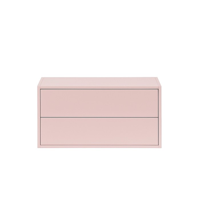 Boxie 2 fi&oacute;kos fali szekr&eacute;ny 40x80x37 cm pink