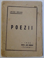 POEZII de JEAN BRAN , 1925 foto