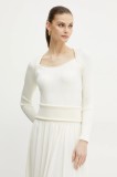 Marella pulover DEBUTTO femei, culoarea alb, light, 2513361061200