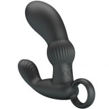 Frumoasă dragoste Cayla Vibrator Anal Masajer Negru, Pretty Love