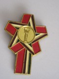 QW9 N8 5 - insigna - tematica simbolisitca - femeie cu cununa de laur, Europa